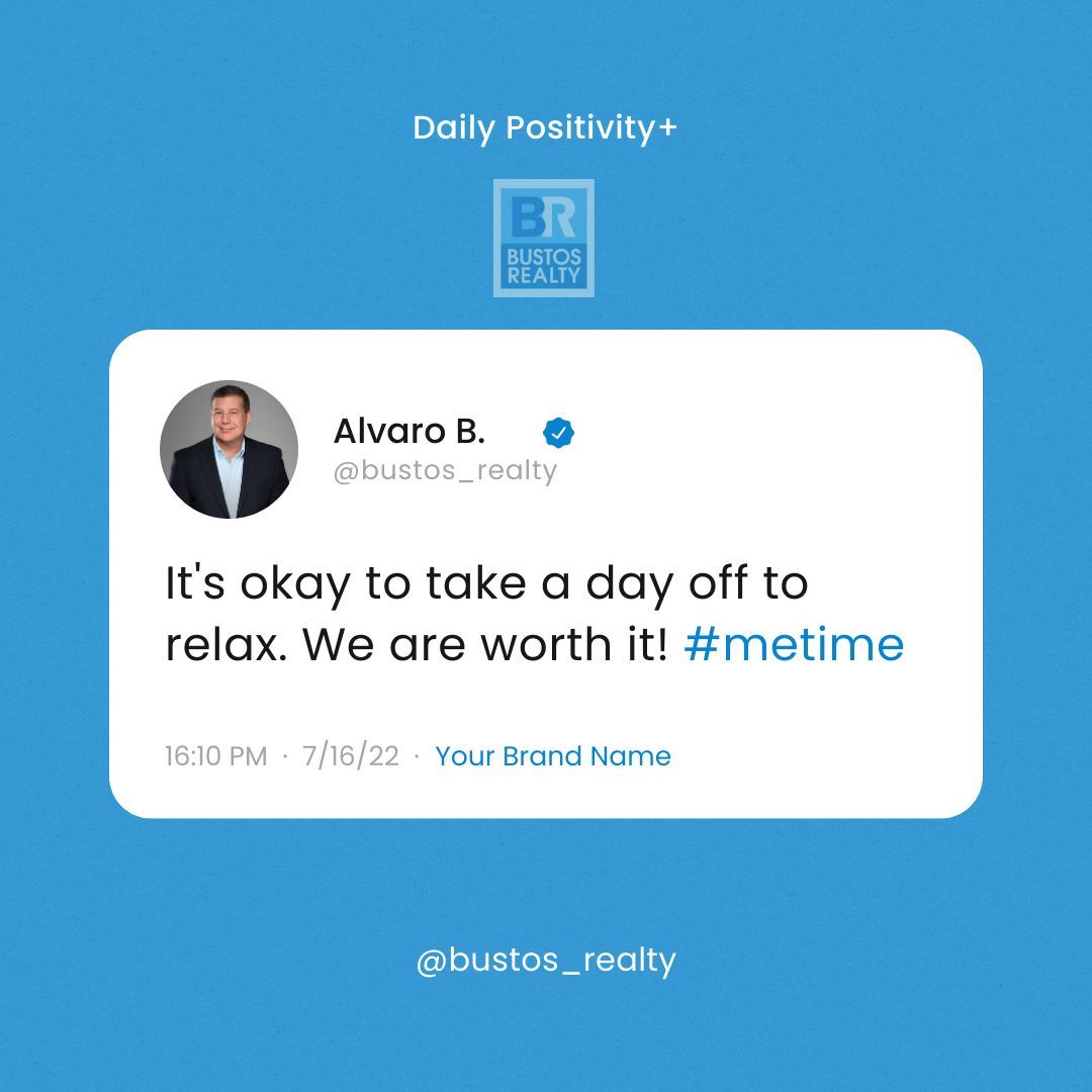 BustosRealty's tweet image. Give yourself the gift of a break. You deserve it! 🌿💆‍♀️ Remember, it&apos;s okay to take a day off for self-care. You are absolutely worth it! 💖✨ 

#SelfCareSunday #MeTimeMagic #WorthIt #RelaxAndRecharge