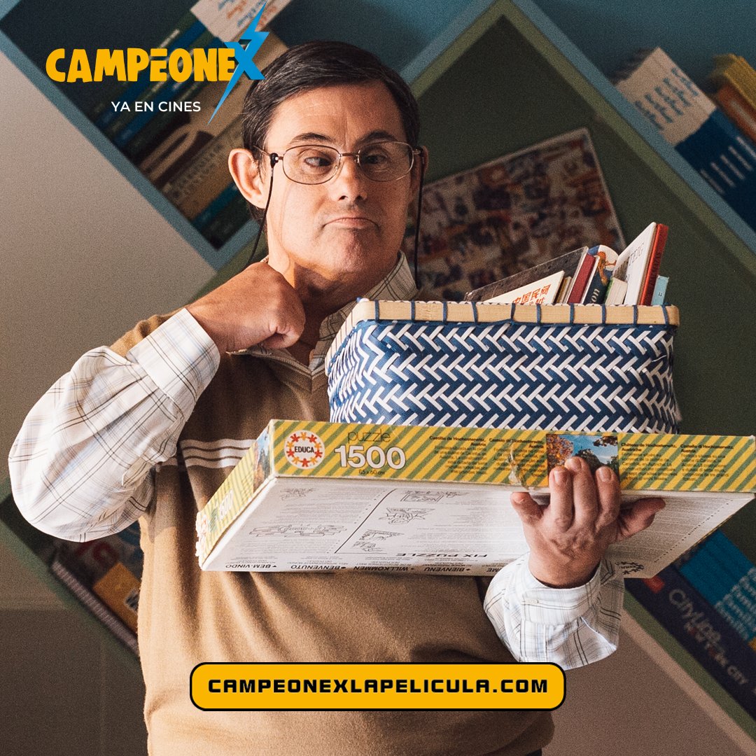 Finde de juegos de mesa 🧩 o peli 📽️ ¿Qué eliges?

#CampeoneX en tu cine favorito!