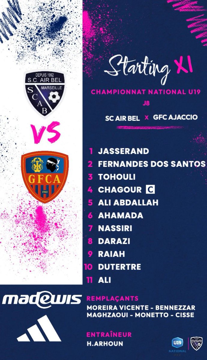 ArhounHicham's tweet photo. J8 U19 Nationaux ! Réception du @gfc_ajaccio ⚽️🔥 https://t.co/Y4UeHGI6RK