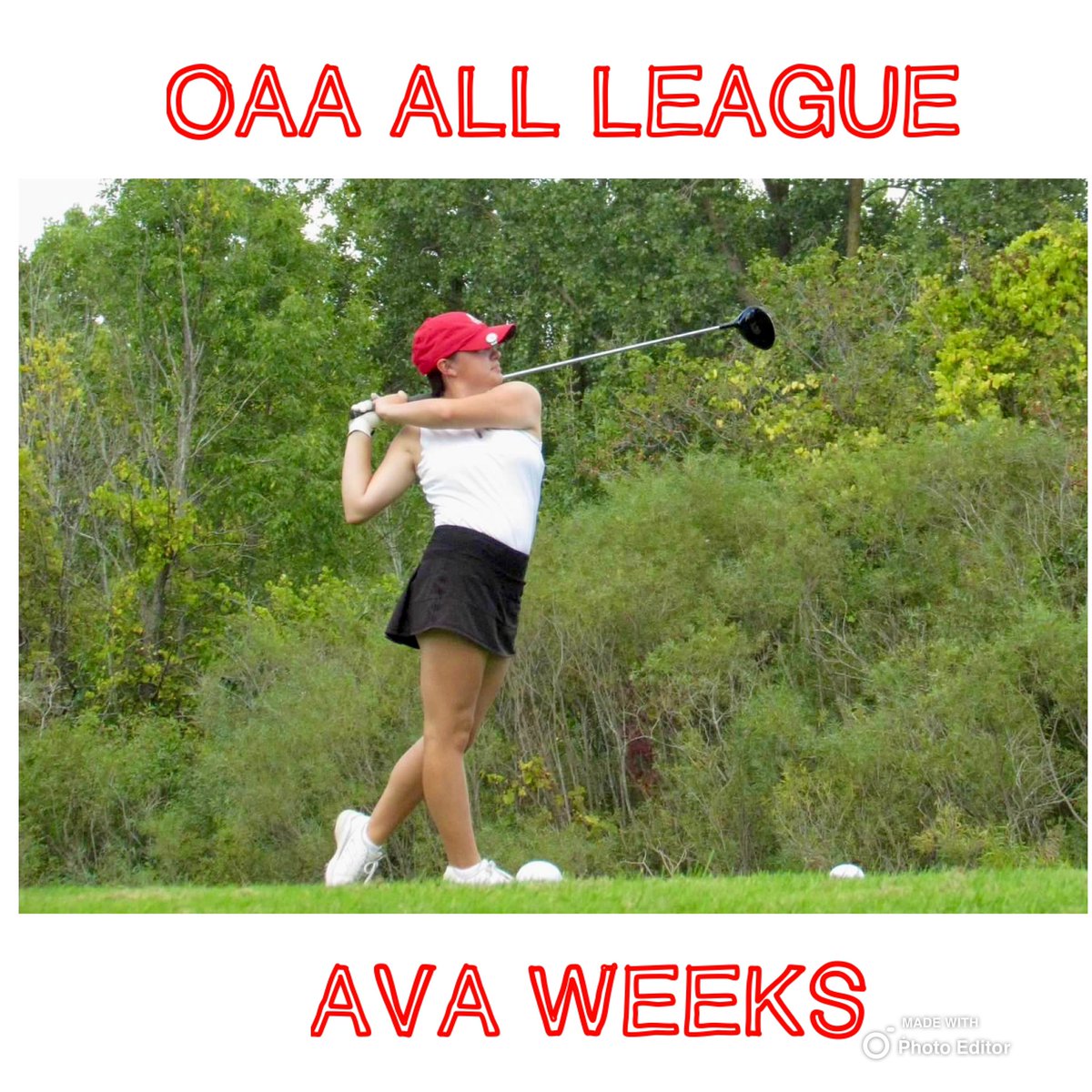 TroyAthensGolf's tweet photo. Congratulations to our OAA All League Golfers:

🚨Senior Ava Weeks
🚨Freshman Aanya Bansal

Great work ladies!
❤️💛🏌️‍♀️⛳️
#gohawks https://t.co/WEe7kippY6