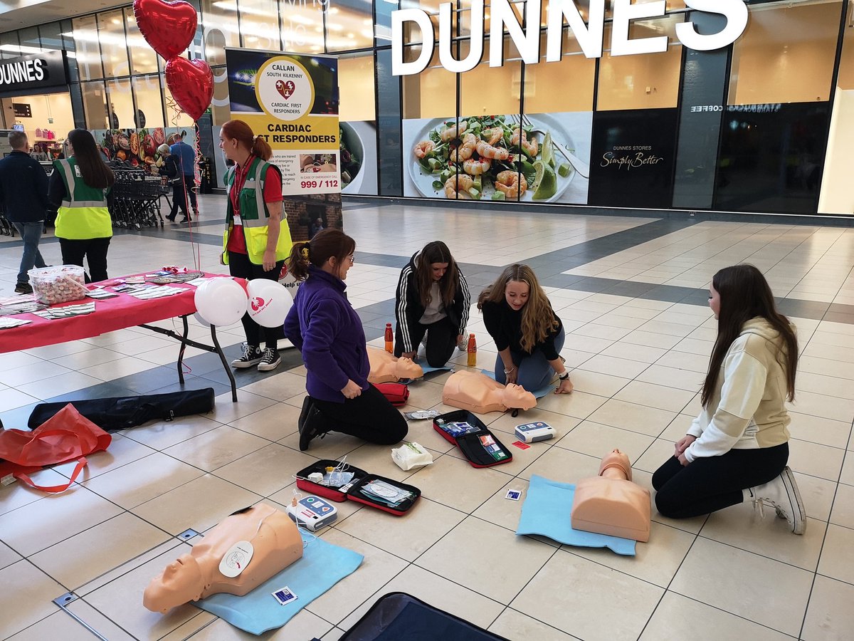 Restart-a-Heart in MacDonagh Junction Shopping Centre, Kilkenny!