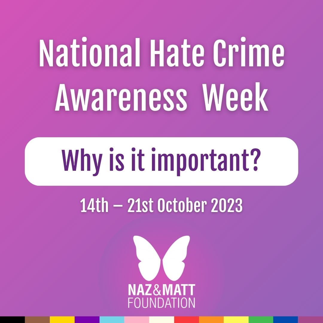 🌈 We’re taking part in #HateCrimeAwarenessWeek to help increase awareness and understanding around hate crime and how to support those affected by it. 💙
