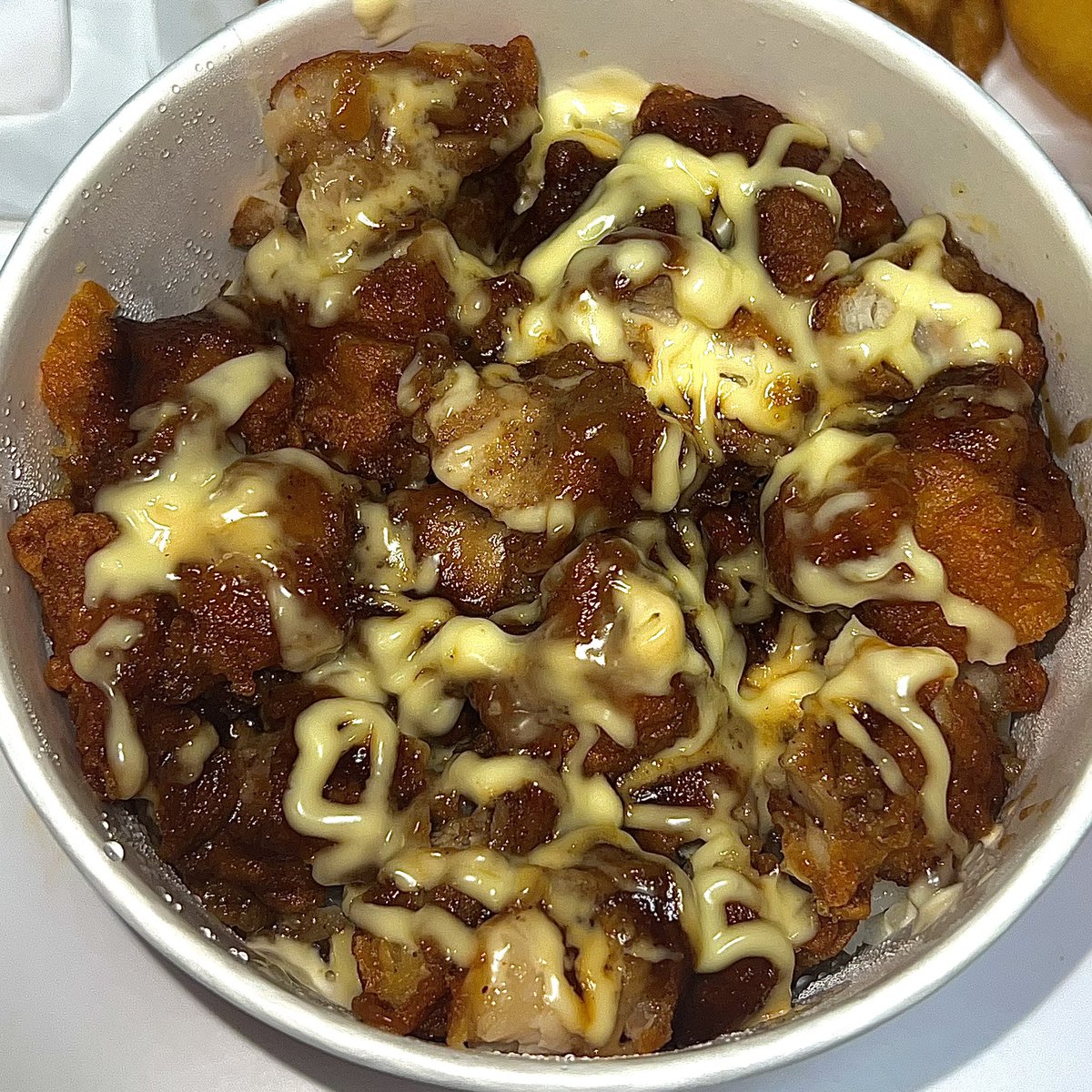 habbikkk's tweet image. 신불떡볶이 치킨마요덮밥