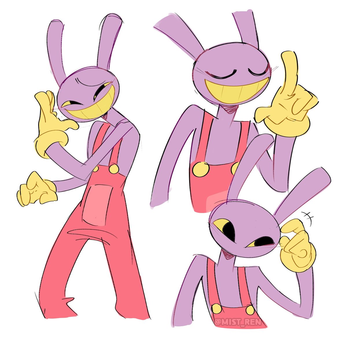 RenMist's tweet photo. Curse me for having a soft spot for purple characters 😅✨

[#TheAmazingDigitalCircus #TADCjax] https://t.co/KLyY1iqB5M