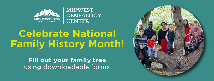 October is Family History Month with @MCPLMO. Download forms and coloring sheets to build family trees and history charts. Get started: bit.ly/3PxOieX