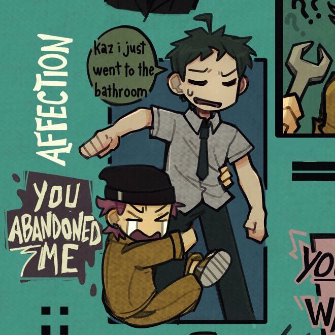 cozytowns's tweet photo. &amp; some kaz affection https://t.co/0hkbh3VBge