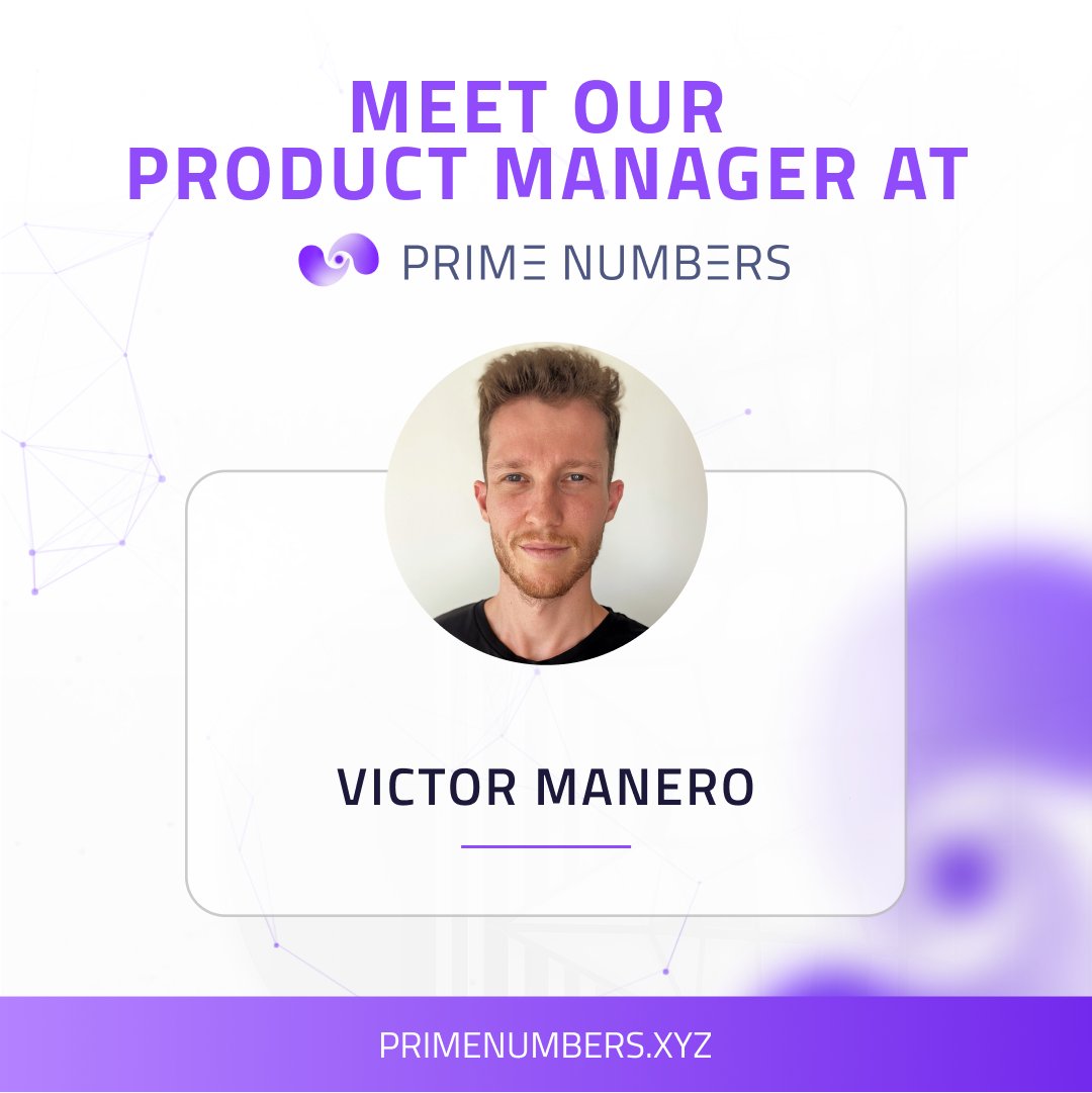PrimeNumbersFi's tweet image. Introducing the driving force behind our product innovation at #PrimeNumbers, Victor!

Passionate about creating solutions that make your journey in the $PRNT world seamless &amp;amp; rewarding, Victor has a keen eye for detail and a knack for understanding your needs.

Here&apos;s to…