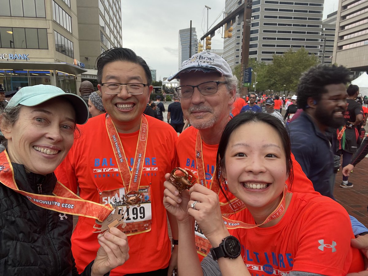 @jhelisseeff.bsky.social (@jhelisseeff) on Twitter photo <a href="/JHU_ChemBE/">Johns Hopkins ChemBE</a> faculty out early this morning for the @baltimore running festival! Great fun and next one in the books already <a href="/JHU_ChemBE/">Johns Hopkins ChemBE</a> faculty out early this morning for the @baltimore running festival! Great fun and next one in the books already