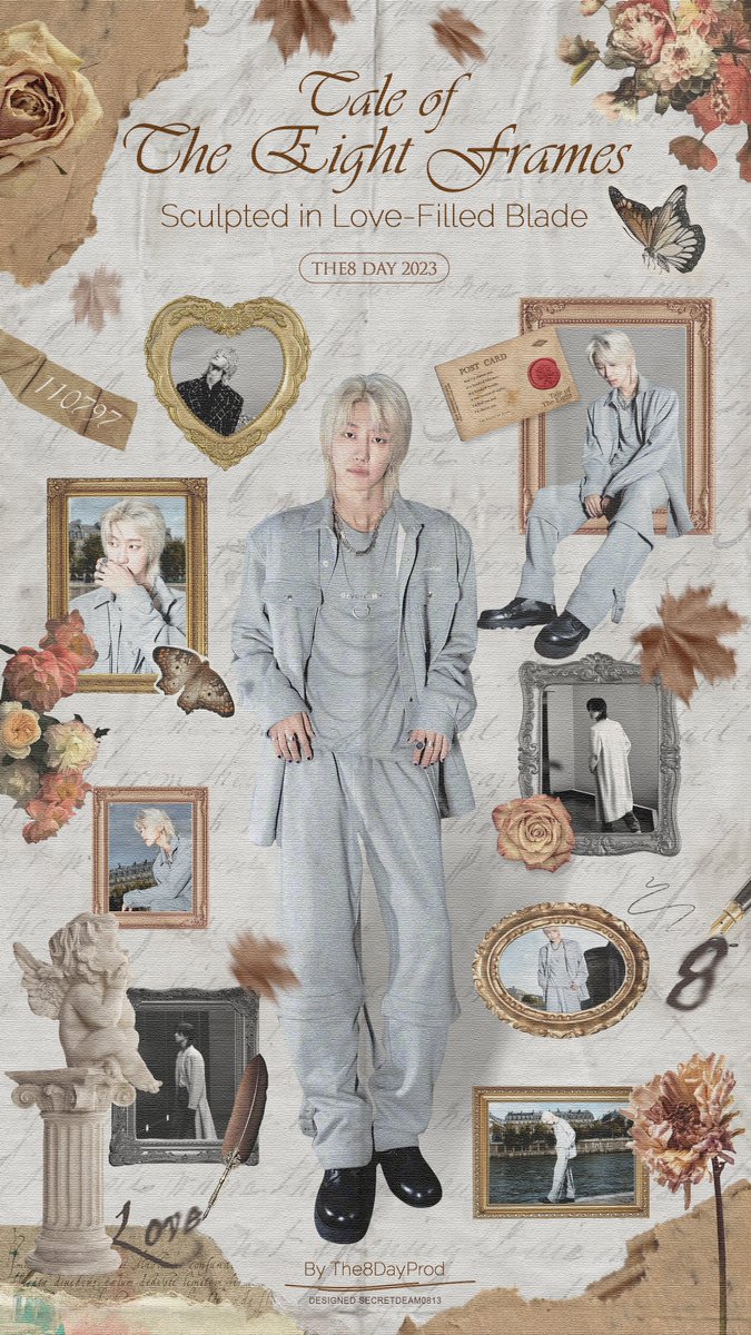 The8DayProd's tweet photo. 🪞📜🪶
𝓣ale of The Eight Frames, Sculpted in Love-filled Blade
2023 세븐틴 디에잇 생일 카페 in Busan #THE8Day2023 #TheEightTale
🗓️ 11/07~11/10
📍 Time Slash 부산 타임슬래시 @time_slash_cafe
#THE8 #디에잇 https://t.co/K03ZPjqeau