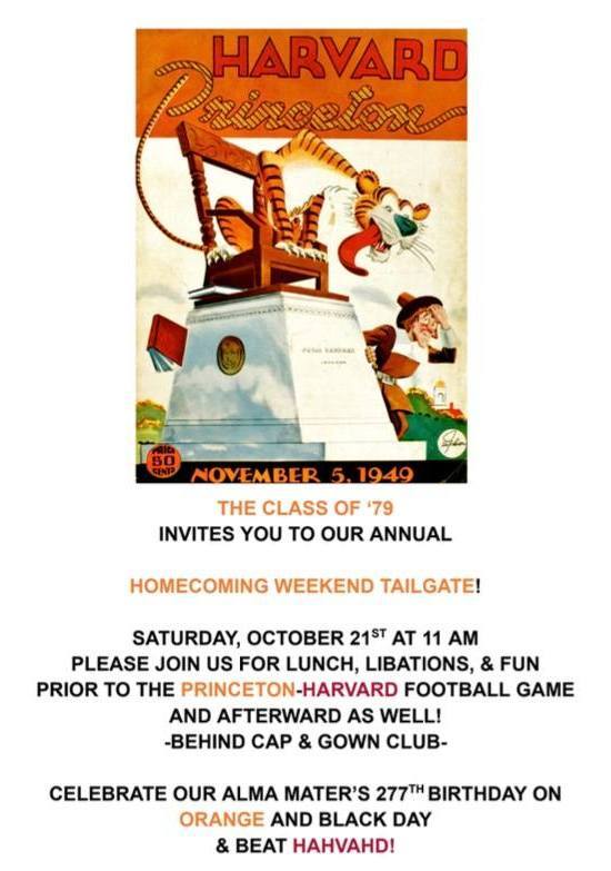 Pton1979's tweet photo. Our annual tailgate is Saturday October 21! Please check our class website to RSVP. https://t.co/uVzqGDfFfW