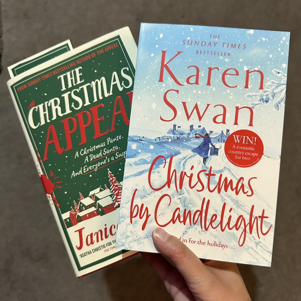 I know it’s only October but it’s time to start the #FestiveReads 🎄📚❄️

Well the dark nights are almost here and the Christmas chocolates are on the shelves so it’s probably time! 

#christmasreads #festivefeels #BookTwitter