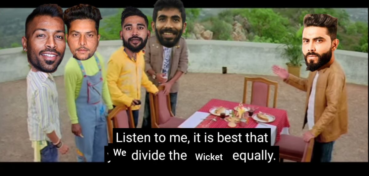 Krishxarora's tweet photo. What a bowling 😂🇮🇳 #INDvPAK #IndiaVsPakistan #WorldCup2023 #HardikPandya #JaspritBumrah #RavindraJadeja #MohammadSiraj https://t.co/279k74lJwL