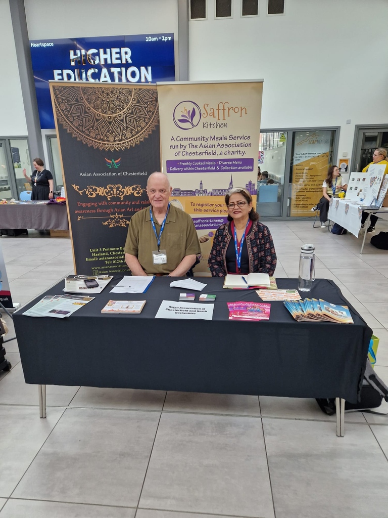 This week, our Trustee and Secretary of AA as well as Director of Sk Sushri, along with our Director of SK, Paul, paid a visit to Chesterfield College for an enriching volunteer recruitment session.