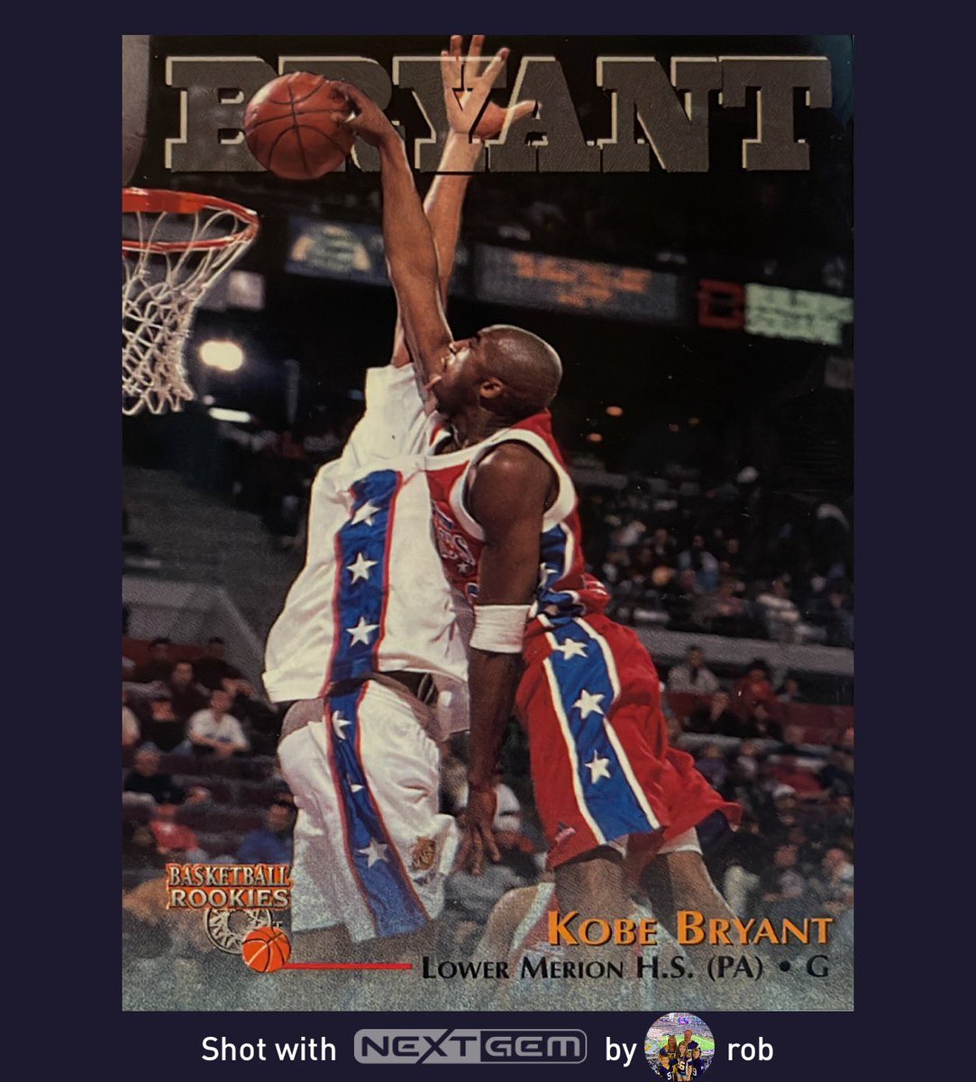 🤩 KOBE ROOKIE GIVEAWAY 🏀

I’m giving away this Kobe rookie!

TO ENTER
- LIKE this tweet
- REPLY w/ your favorite Kobe teammate

That’s it!🍀

🕰️ Want to save time finding comparison sales for your cards?
Try NextGem for iOS or web app.nextgem.com!