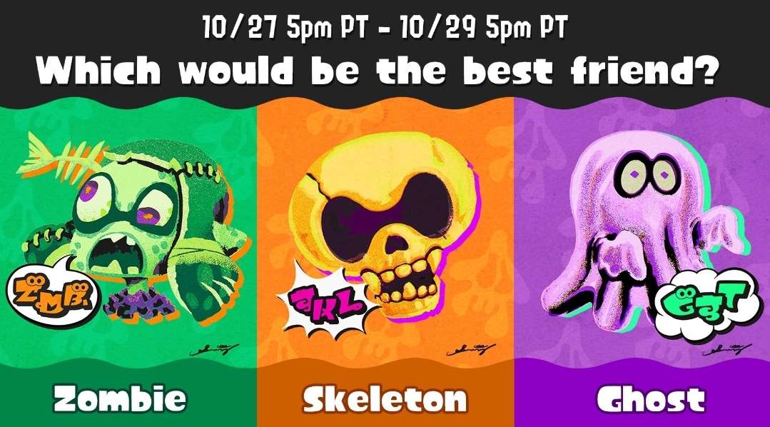 Alright #Splatoon3 friends, who we voting for here? This is probably THE BEST SHOT we got to take down Shiver.
