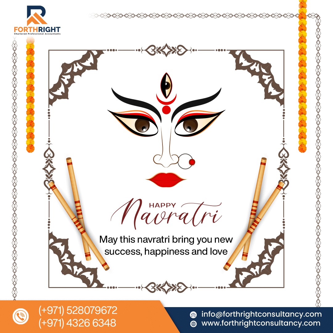 ForthrightCons2's tweet photo. May the divine blessings of Goddess Durga bring happiness and success into your life. Happy Navratri!
.
Call us now :- (+971) 43266348, (+971) 52 807 9672
Visit :- https://t.co/BVE4ZsHzDb
.
.
#forthrightconsultant #festivalvibe #taxefficiency #navratri #navratrispecial #india https://t.co/6Wd6I5Noam