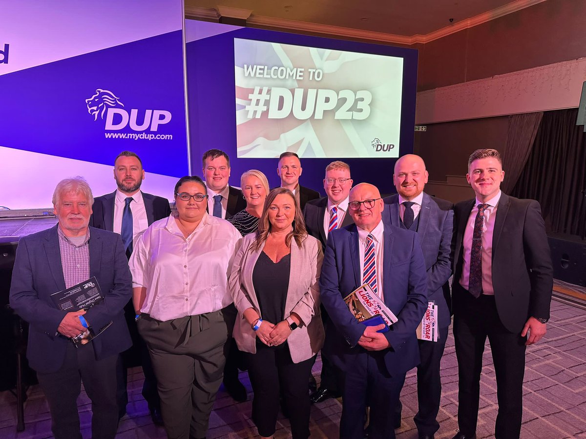 CLLR_Doran_DUP's tweet photo. The City Unionists #DUPConference https://t.co/unEykqjzzq