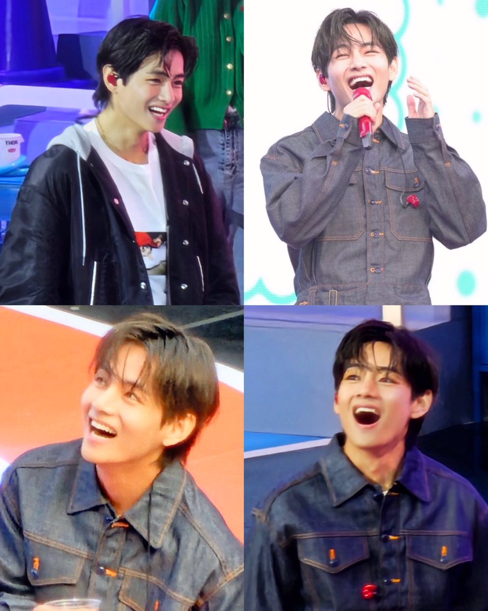Taehyungimpact's tweet photo. Taehyung’s big prettiest smile during VICNIC 🥹 https://t.co/qwrFaNsB3j