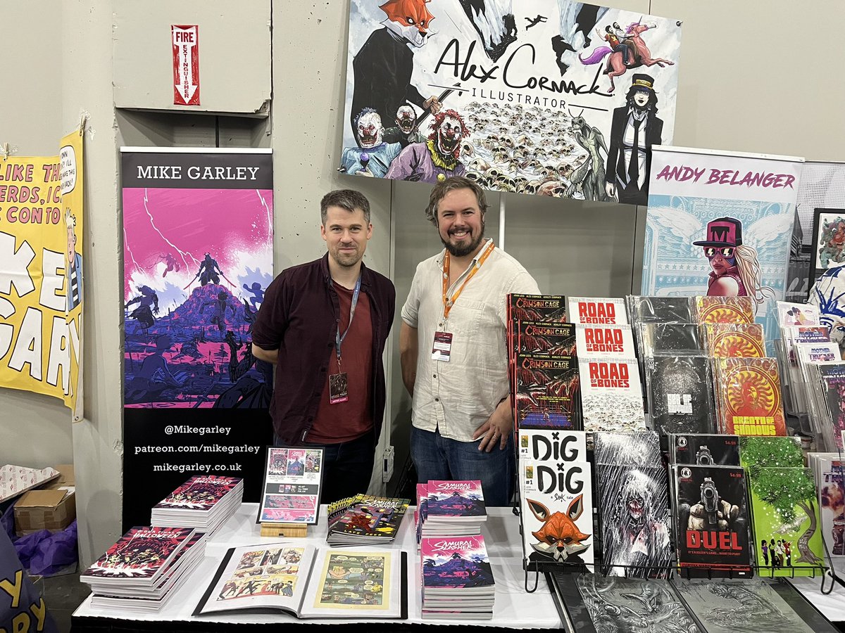 Day three of @NY_Comic_Con! Come and find me with the wonderful @AlexCormack4 in Artist Alley.