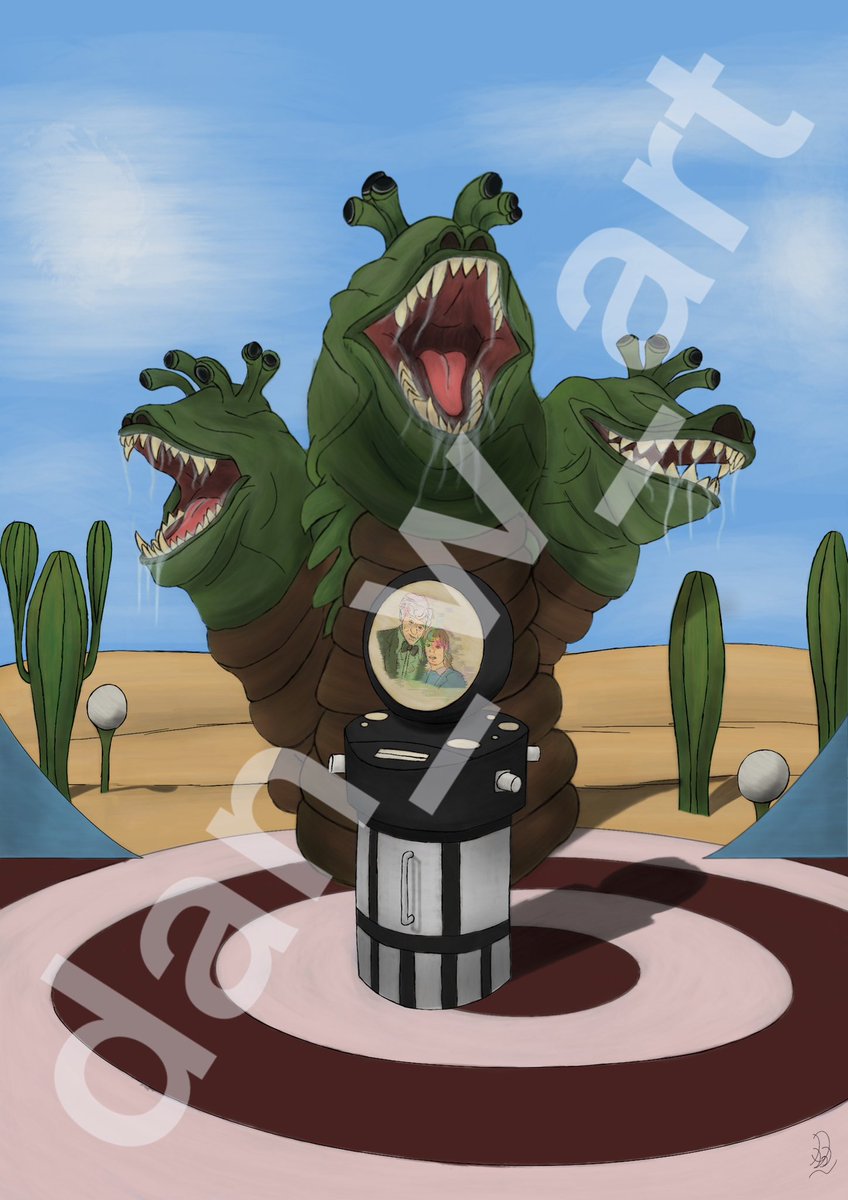 DanwArt2's tweet image. Happy Birthday to @ManningOfficial! 🎉🥳 Jo Grant is one of my favourite companions. Here’s some of my artwork featuring herself in action! #KatyManning #jogrant #DoctorWho @bbcdoctorwho #daleks #art