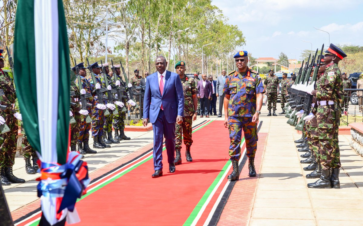 President Ruto attended the Kenya Defence Forces Day celebrations in Embakasi, Nairobi.
Happy KDF Day.
#RadicoArtsKabete
#MasculinitySaturday 
#DeliveringThePlan
#NgaaMaskani
Kabete National Polytechnic