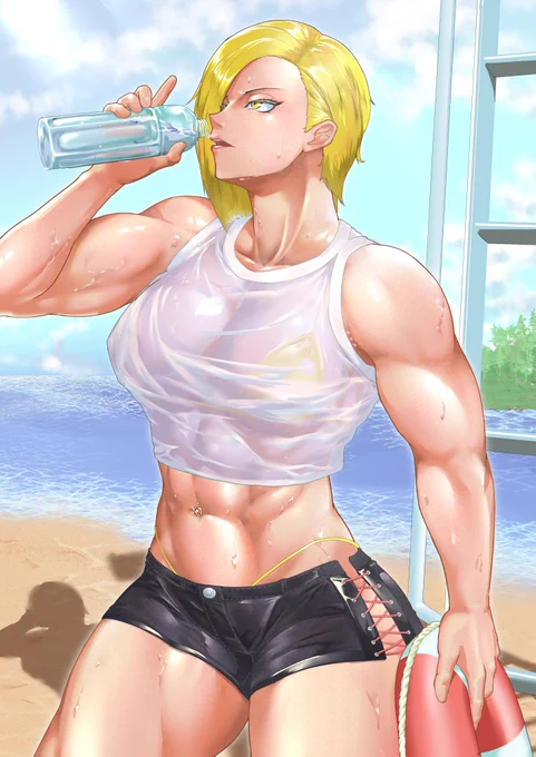 休憩中 