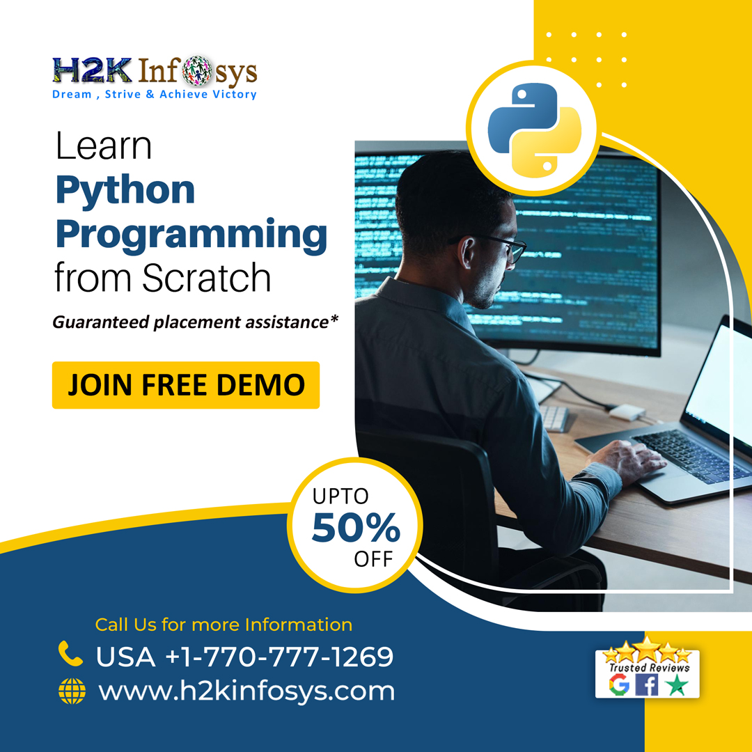MadhuSudhan312's tweet image. Learn Python Programming from Scratch
Ready to code your dreams? Join us today!
Enroll Here: bit.ly/43SLdfk
📞+1 770-777-1269✉️training@h2kinfosys.com
#Python #PythonJobSupport #h2kinfosys #programming #Training #pythonprogramming