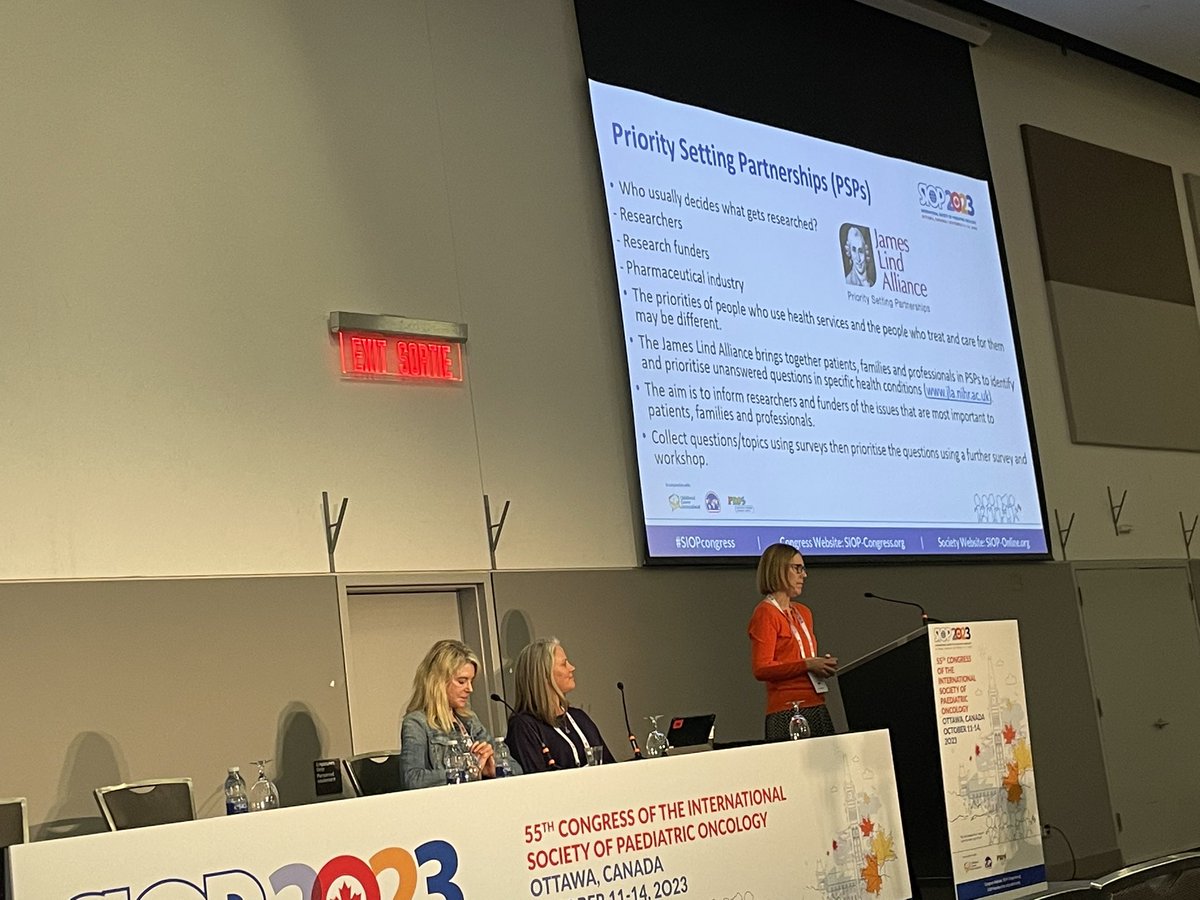 ashleysgamble's tweet photo. #SIOP2023 #SIOPCongress Great to see @AldissSusie present the @CCLG_UK @LPTrustUK @LindAlliance #ChildrensCancerPSP and top 10 research priorities to a global audience this morning https://t.co/KnkwJ3Zeqw