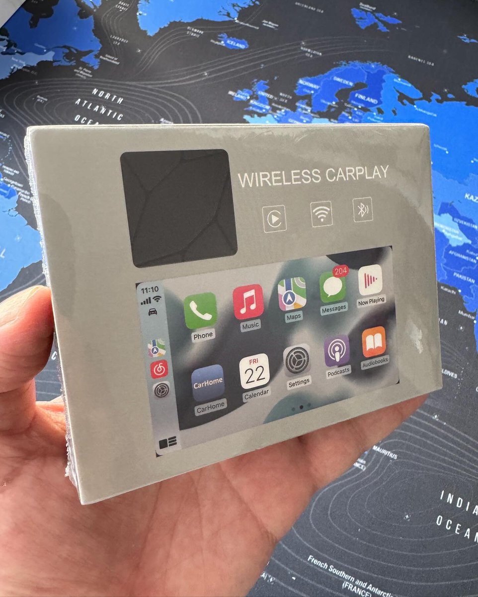 MikyAncona's tweet photo. Grazie a @BinizeOfficial proviamo il nuovo wireless CarPlay per Apple 
Acquistatelo qui : https://t.co/zJYoYNycbu
#binize #wireless #apple #carplay #applecarplay #wireless #smartphone #phone #mobile #mikyancona #tech #technology #techblogger #techblog #technews #techreview https://t.co/Kn2OhWgO8i