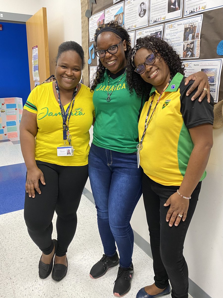 Our @ParticipateLrng teachers unite and show their Jamaican pride and spirit recognizing National Heroes Day and Heritage Week, celebrated in Jamaica, which honors citizens that inspire. #NationalHeroesDay #HuskyPRIDE