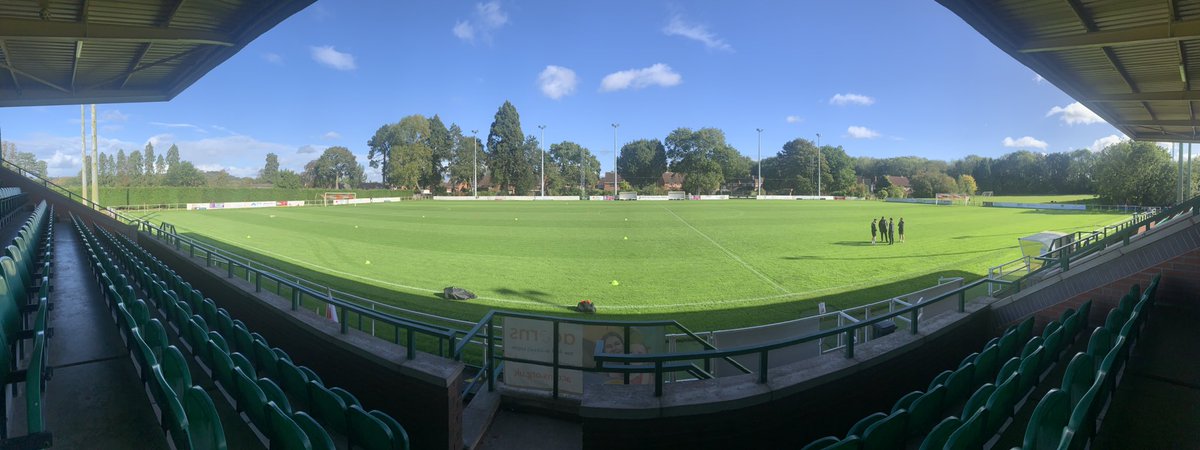 alportfc's tweet photo. We’ve arrived here at a sunny @AFCWulfrunians ahead of this afternoon’s @MidlandLeague fixture. Team news to follow #WeAreAlport https://t.co/YisMRr3JNH