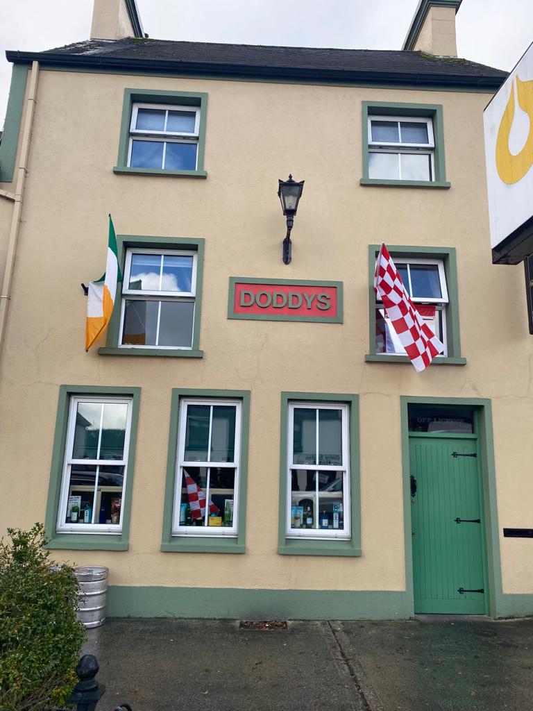 GAABallymote's tweet photo. FINAL FEVER!! More flags going up by the minute! A huge thanks to the local businesses/area representatives again! https://t.co/tMxm3TINHt