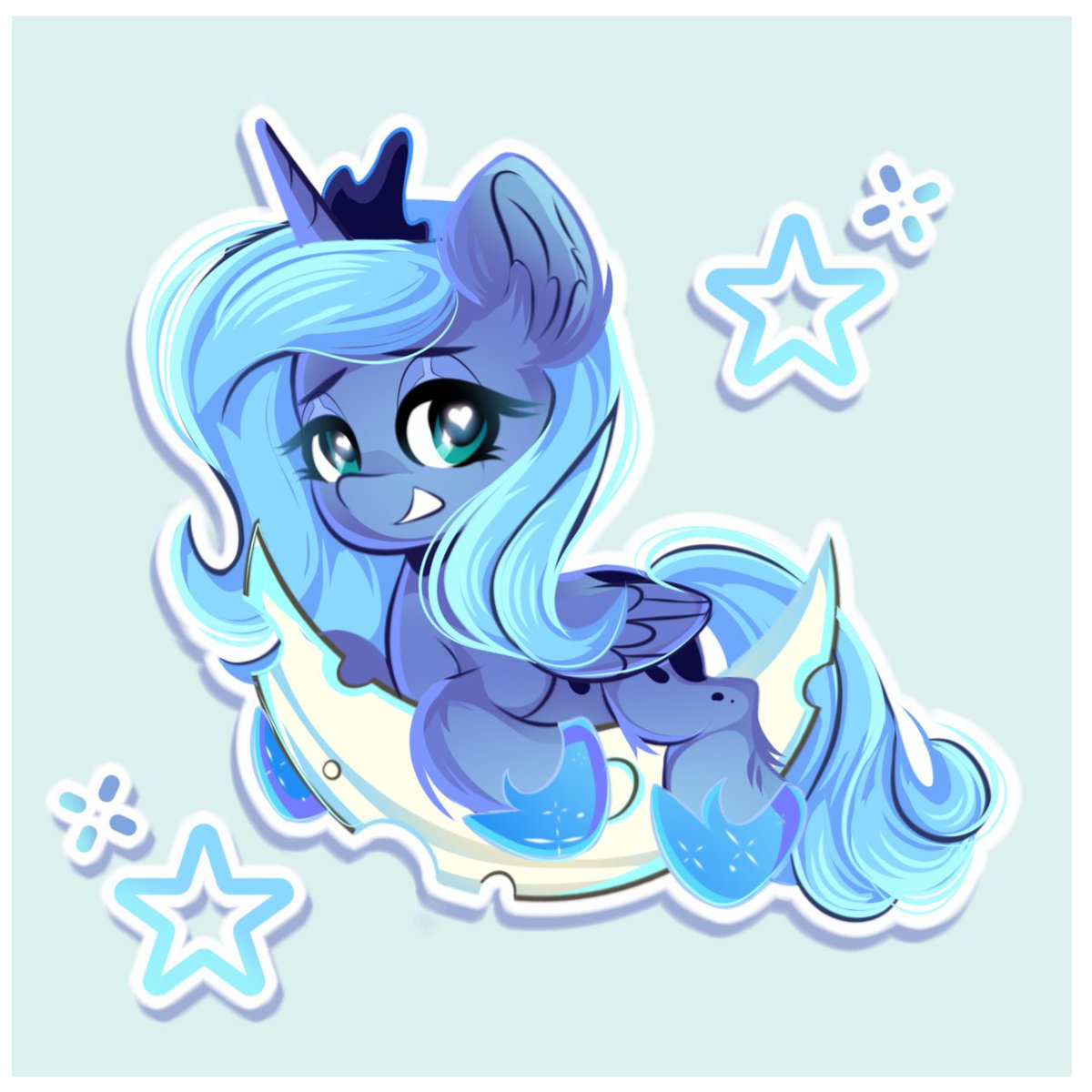 Today I drew the cute Princess Luna 🍰
She's really cute `~

#art #mlpart #princessluna #mlpluna #luna #mylittlepony #mylittleponyart