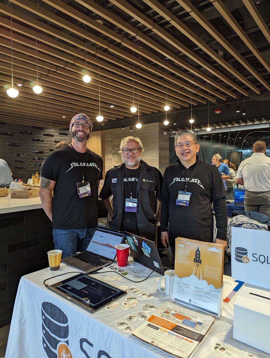 SQLGrease's tweet image. Stop by and see us at @SQLSatBoston!