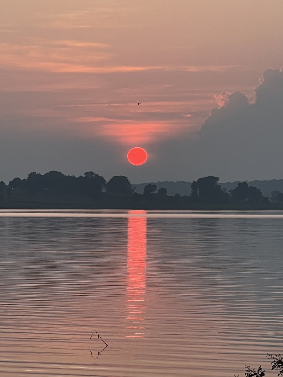 Beautiful sun set view! at Kabini backwaters in the Nagarhole Tiger Reserve!