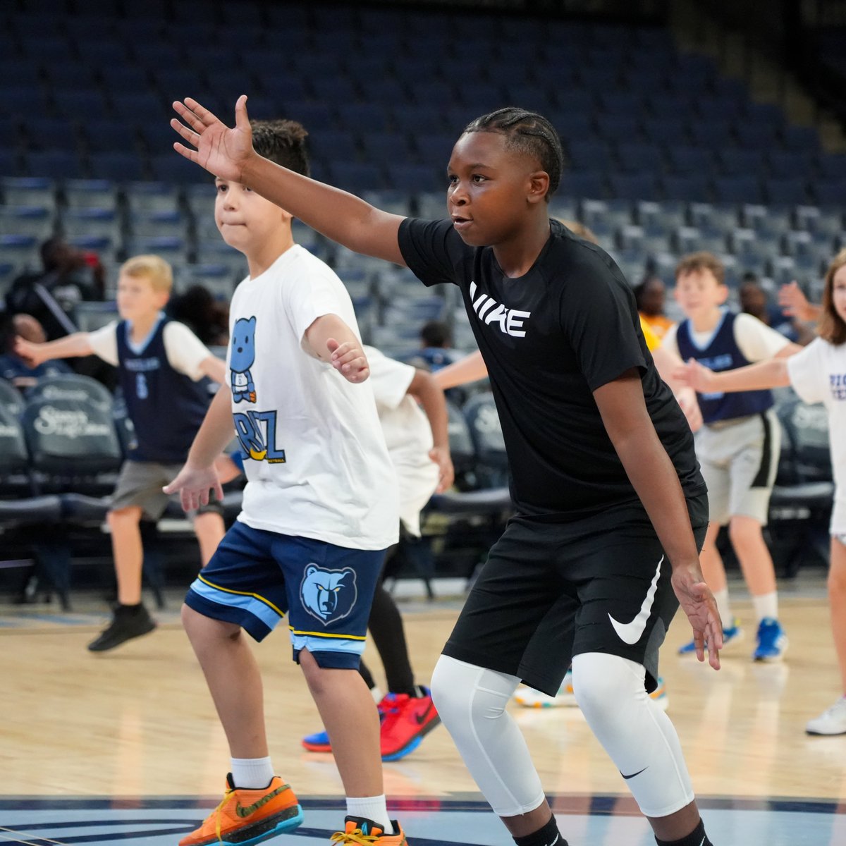 In celebration of the upcoming @jrnba Week, we're offering free Grizzlies Youth Basketball clinics presented by @nike Check out the 4 locations in Memphis: bit.ly/3rQ3T1s