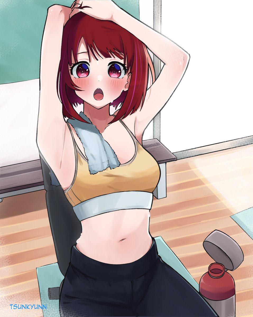 tsunkyunn's tweet photo. After workout...
#推しの子ファンアート
 #OshiNoKo https://t.co/OUTrrF4DNq