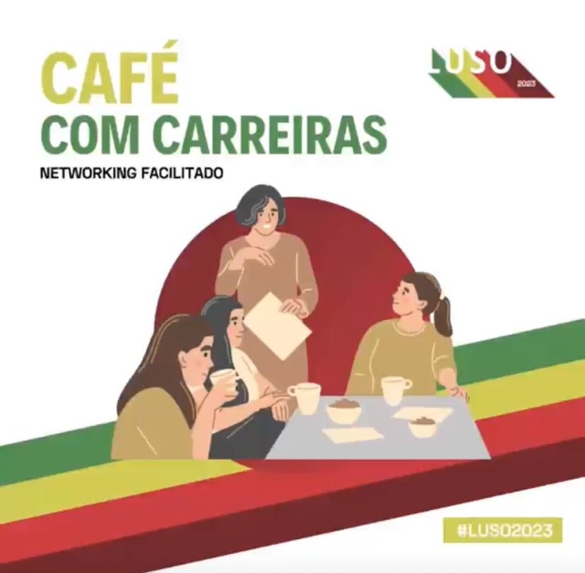 O nosso “Café com Carreiras” é uma novidade, com:
- Recrutadores 👥
- Investigadores na industria e academia🧪
- Consultoras de engenharia 🔧
- Profissionais de ensino em Português 📚
- Investidores 💸
- Empresários na área da saúde 🏥

 🚀 Oportunidade única para networking 🤝