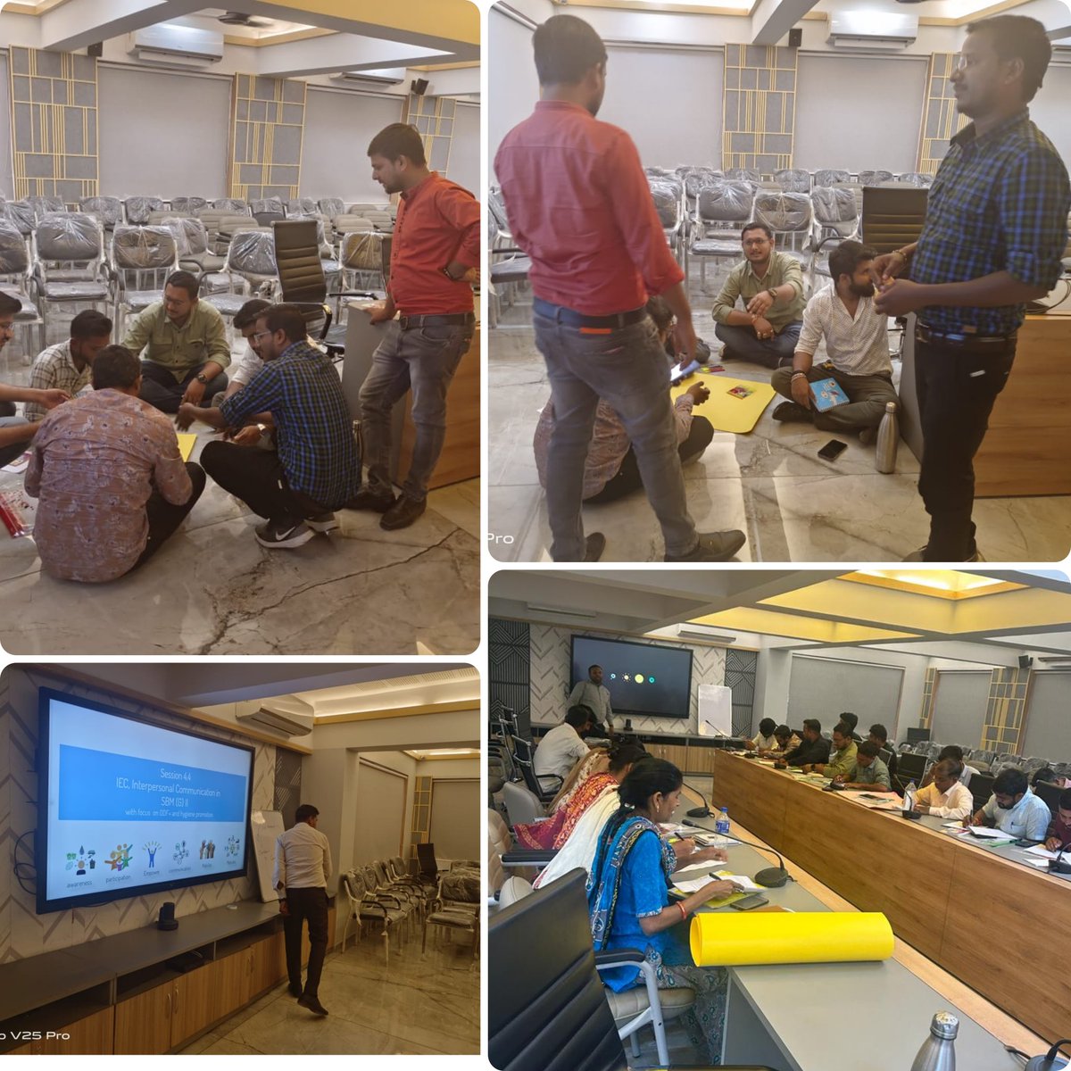 sbmchhotaudepur's tweet photo. આજરોજ છોટાઉદેપુર જિલ્લામાં સ્વચ્છ ભારત મિશન-ગ્રામિણ યોજના અંતર્ગત ઓડીએફ પ્લસના વિવિઘ ઘટકોનાં અમલીકરણ અંગે તાલુકાના કમૅચારીઓની ક્ષમતાવર્ધન તાલીમ યોજવામાં આવી.
@collectorcu @DDOCUdepur
@SBMR_Gujarat @AssComSBM
@infocugog @swachhbharat
#Swachh_Chhotaudepur
#ODFPLUS #Sbmphase2 https://t.co/vTZMKdaKrp