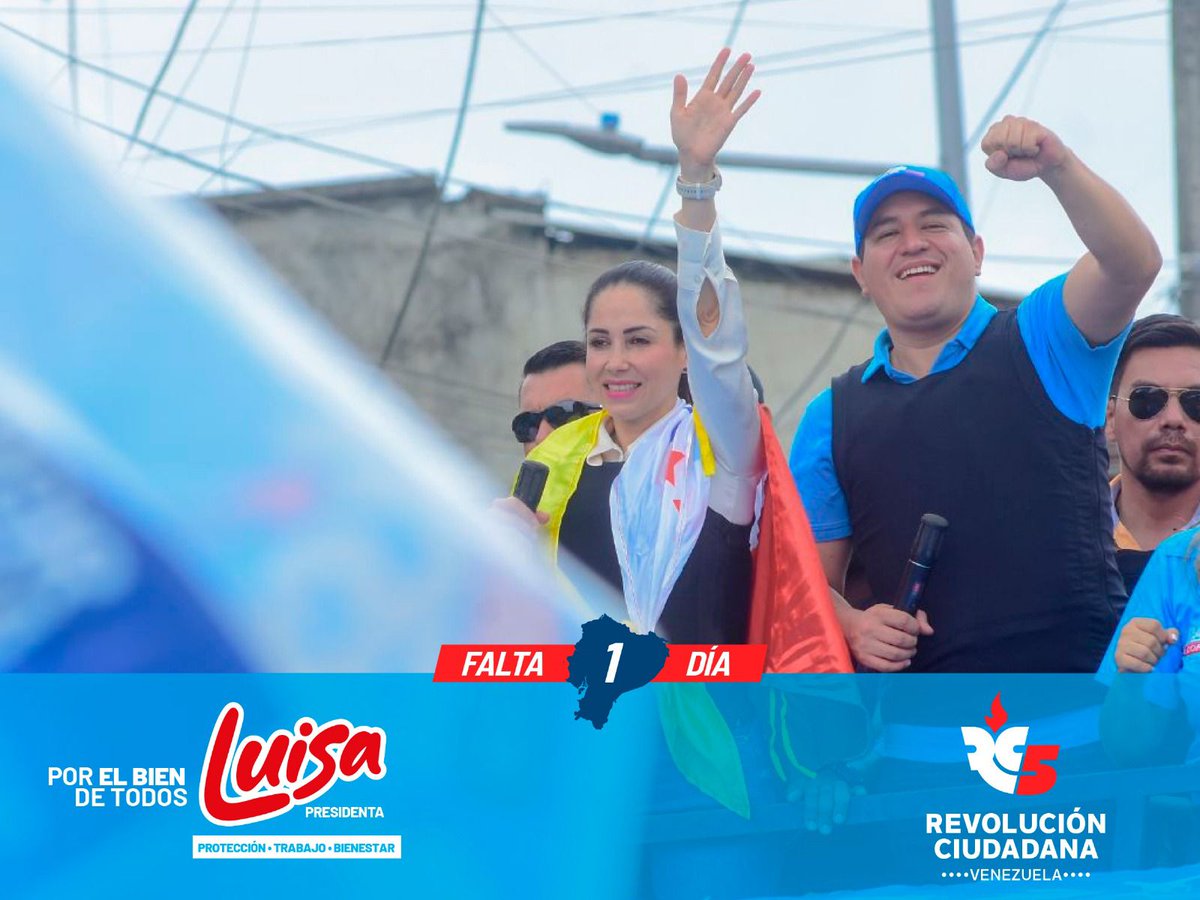 RC5Venezuela's tweet photo. A solo 1 día... Mañana, mañana será un amanecer bonito.

#LuisaPresidenta 
#PresidentaComoYo https://t.co/E4pN6L3vOr