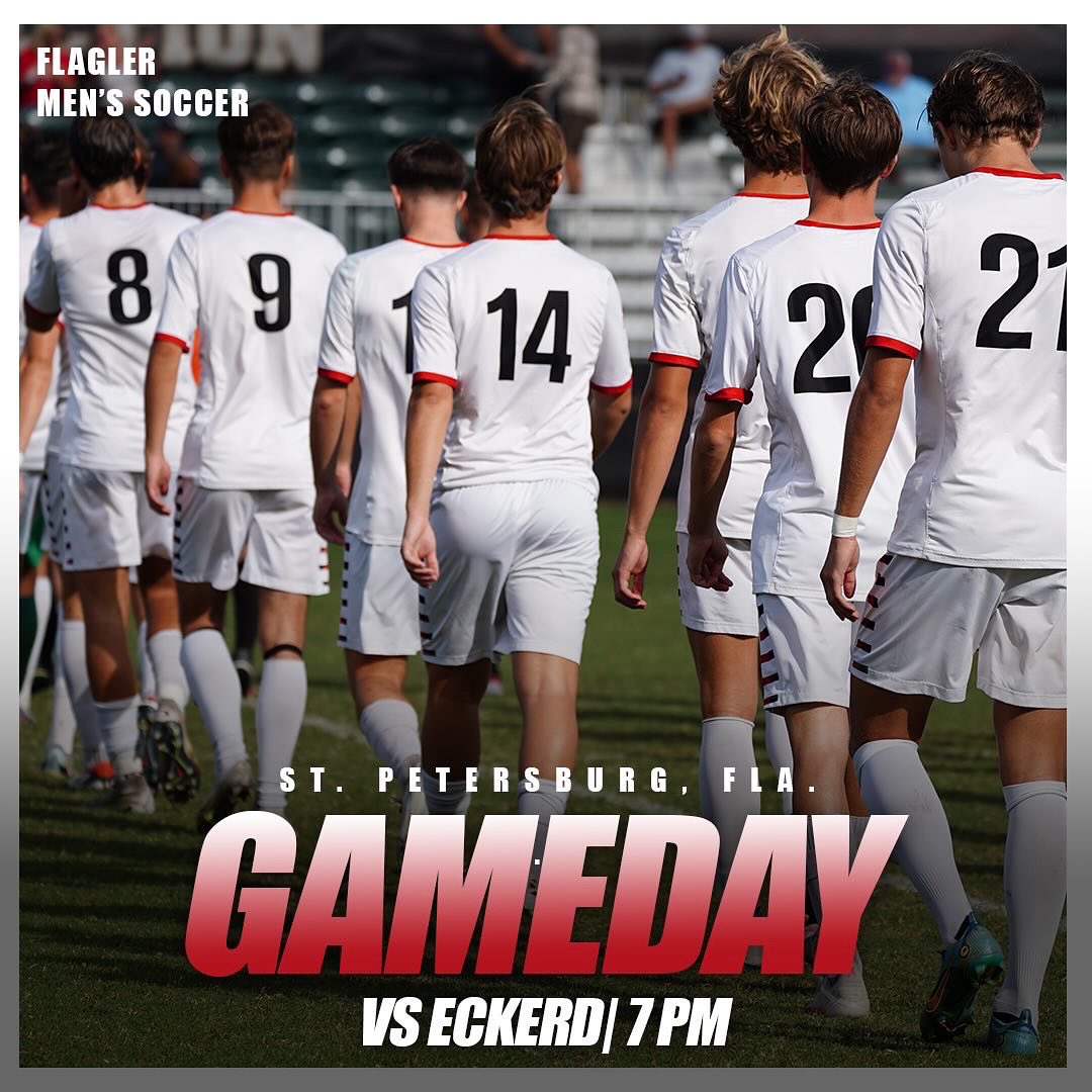 Flagler Athletics (@flaglersports) on Twitter photo 🚨IT’S GAMEDAYYYY🚨
🆚Eckerd
⏰7 PM
📍St. Petersburg, Fla.
Tune in here👇
📊 stats.statbroadcast.com/mobile/?id=474…..
#GoSaints x <a href="/flaglermsoc/">Flagler Men’s Soccer</a> 🚨IT’S GAMEDAYYYY🚨
🆚Eckerd
⏰7 PM
📍St. Petersburg, Fla.
Tune in here👇
📊 stats.statbroadcast.com/mobile/?id=474…..
#GoSaints x <a href="/flaglermsoc/">Flagler Men’s Soccer</a>