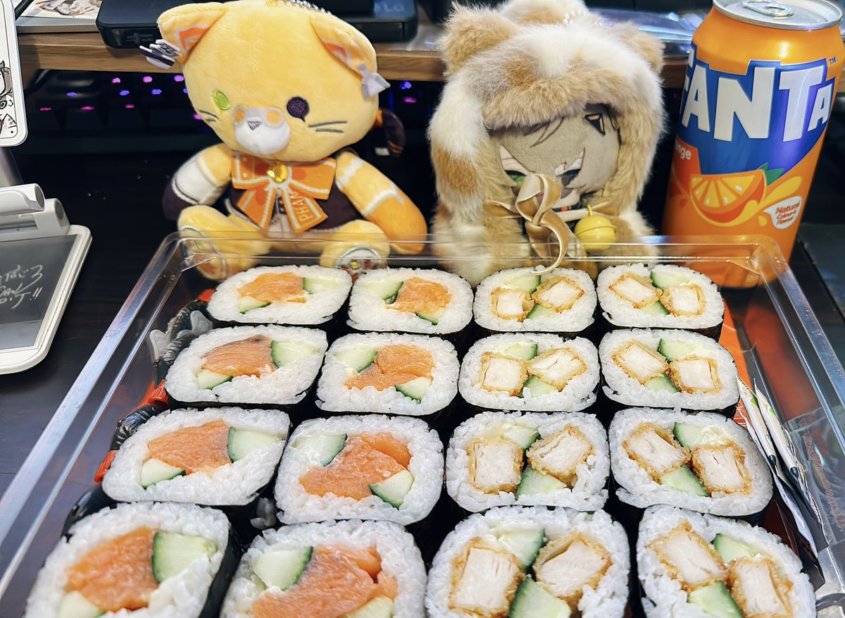 ayukic17_'s tweet photo. 可愛すぎまるにゃ、むりかわいいい(*ฅ́˘ฅ̀*)♡
おつにゃ、楽しかった、スーパーラブラブ🐱🧡
すしあげまるにゃ˙˚ʚ(๑⃙⃘ˊ꒳ˋ๑⃙⃘)ɞ˚˙
#AlbanLive
#smallban
🐱🧡
#にじぱぺっと
#nijipuppet
#ぬいぐるみの時間 https://t.co/IXTbGvtqSM