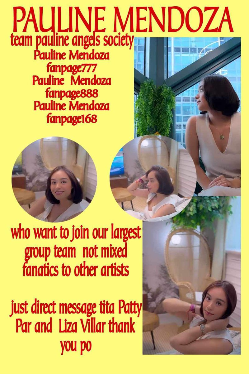 Pauline Mendoza FanPage777 by Patty Par (@teamfanpage777) on Twitter photo Please include sa serye si <a href="/paulinemendoza/">pauline mendoza</a> or @iammendozapau_ <a href="/Sparkle_GMA/">Sparkle GMA Artist Center</a> <a href="/gmanetwork/">GMA Network</a> please be fair Please include sa serye si <a href="/paulinemendoza/">pauline mendoza</a> or @iammendozapau_ <a href="/Sparkle_GMA/">Sparkle GMA Artist Center</a> <a href="/gmanetwork/">GMA Network</a> please be fair