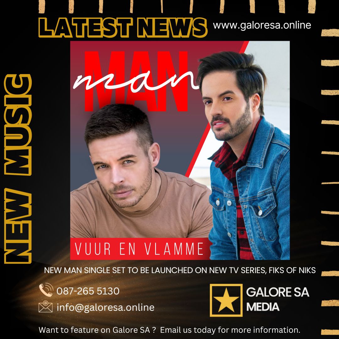 Henck Conrey and André Lotter, collectively known as the impressive male duo MAN, is set to ignite the airwaves once again with their brand-new single, VUUR EN VLAMME. The highly anticipated single marks a thrilling return for the duo after seven years and promises to deliver a