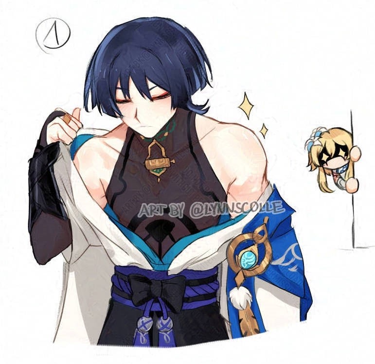 LynnsColle's tweet image. The bite of Scaralumi / Wanlumi

Do you ever look at Wanderer and just think "shoulder" ? Bc I do 😋