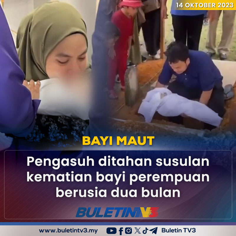 BuletinTV3's tweet photo. PDRM | Polis menahan seorang wanita berikutan kematian seorang bayi perempuan berusia dua bulan di sebuah taska di Kota Damansara, Petaling Jaya, Selangor Selasa lalu. https://t.co/mf4lTI3eqW