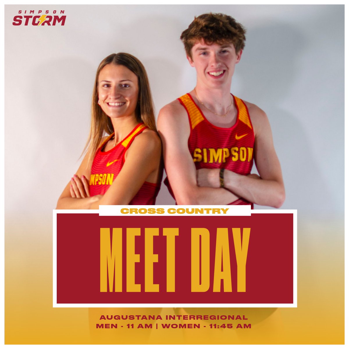 SimpsonXCTF's tweet photo. Back on the course for the final race before the conference championships!

🆚 Augustana Interregional
🕚 11 a.m. (Men)
🕛 11:45 a.m. (Women)
📍 Rock Island, Ill. 
🏟 Saukie Golf Course
📊 https://t.co/EPV6DQkfui

#rollriversXC https://t.co/lfkKOUcG6W