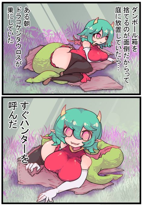 ドラコちゃんvsダンボール箱 