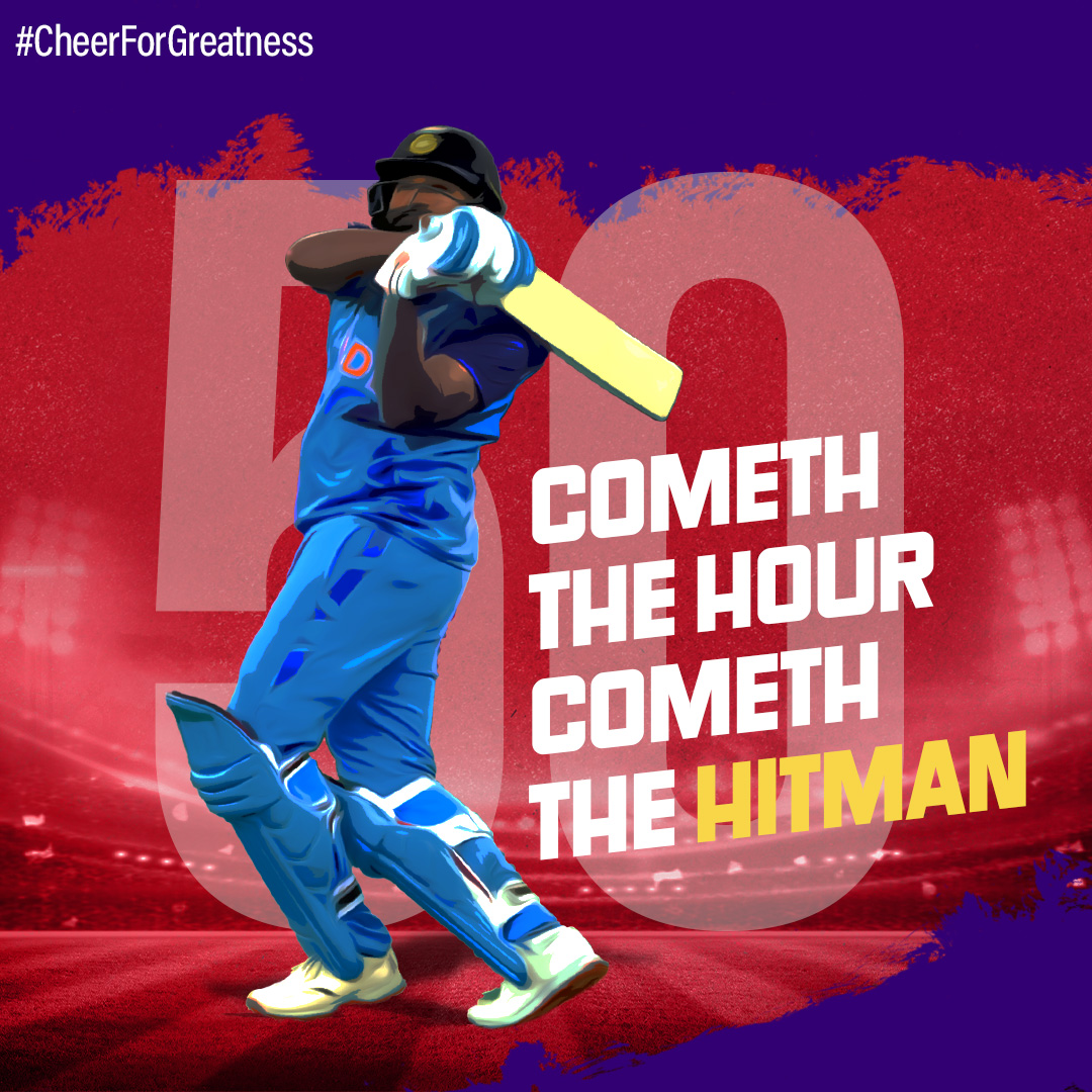 MyIndusIndBank's tweet photo. Yet again, India's captain leads the charge from the front.

#CheerForGreatness #CWC23 #INDvsPAK #INDvPAK https://t.co/mOqOJqIE9N