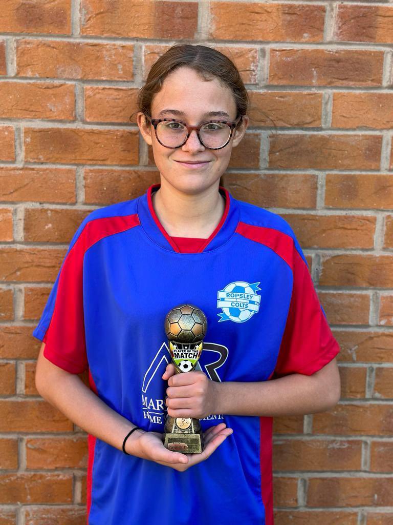 Ropsley Colts (@ropsleycolts) on Twitter photo Player of the match for <a href="/ropsleycolts/">Ropsley Colts</a> U14G v Langtoft today was Jess #grassrootsfootball #ropsley #thisgirlcan Player of the match for <a href="/ropsleycolts/">Ropsley Colts</a> U14G v Langtoft today was Jess #grassrootsfootball #ropsley #thisgirlcan